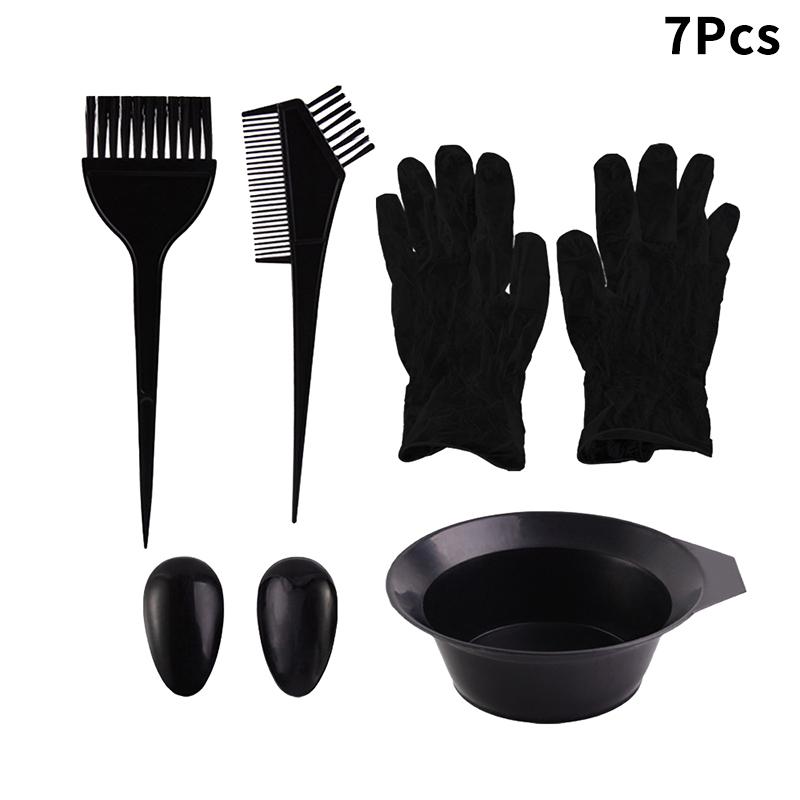 5/7/9Pcs Hair Coloring Kits Home Salon Hair Dyeing Comb Hair Bowl Coloring Brush Cream Earcap Clips Cape Hair Styling Tool