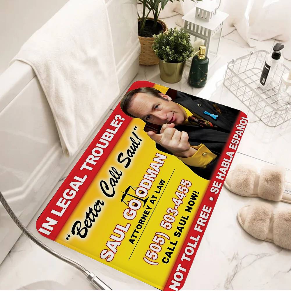 Classic Better Call Saul Floor Carpet Nordic Style Home Doormat Bathroom-Toilet Mats Bedroom Hotel Decor Mat