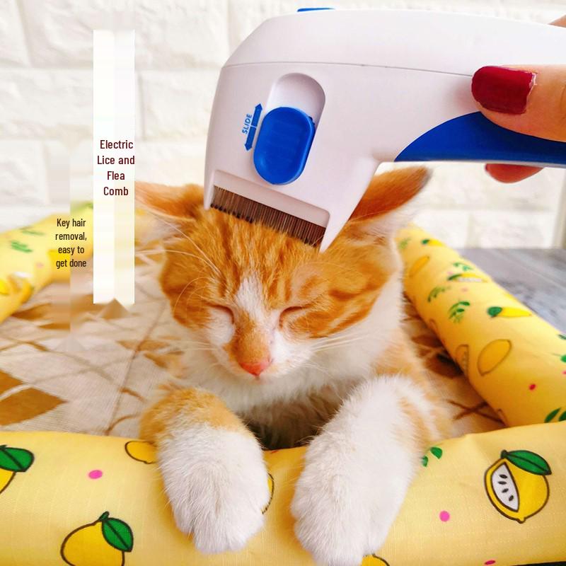 Electric Pet Lice and Flea Comb for Grooming Dogs