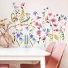 Beautiful Flower Wall Sticker Shearable Waterproof And Fade Resistant Perfect Decoration Easy To Paste
