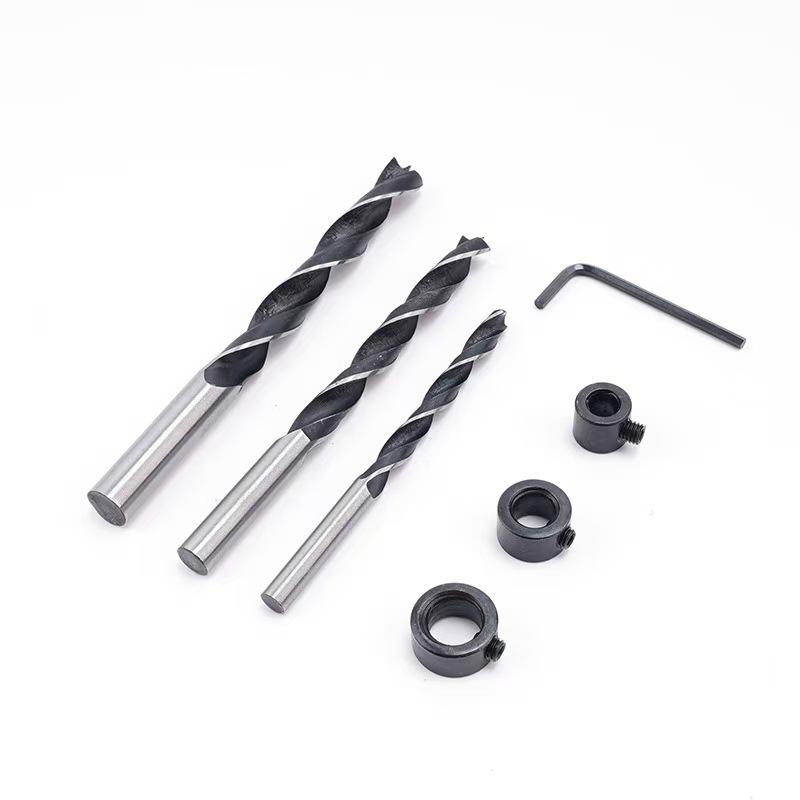 Для столярных работ Зажим-локатор для сверления прямых отверстий Деревообрабатывающий дюбельный ручной направляющий для сверления и инструмент для корончатого сверла 6/8/10 мм сверло