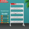 Floor-Standing Safety Helmet Storage Rack
