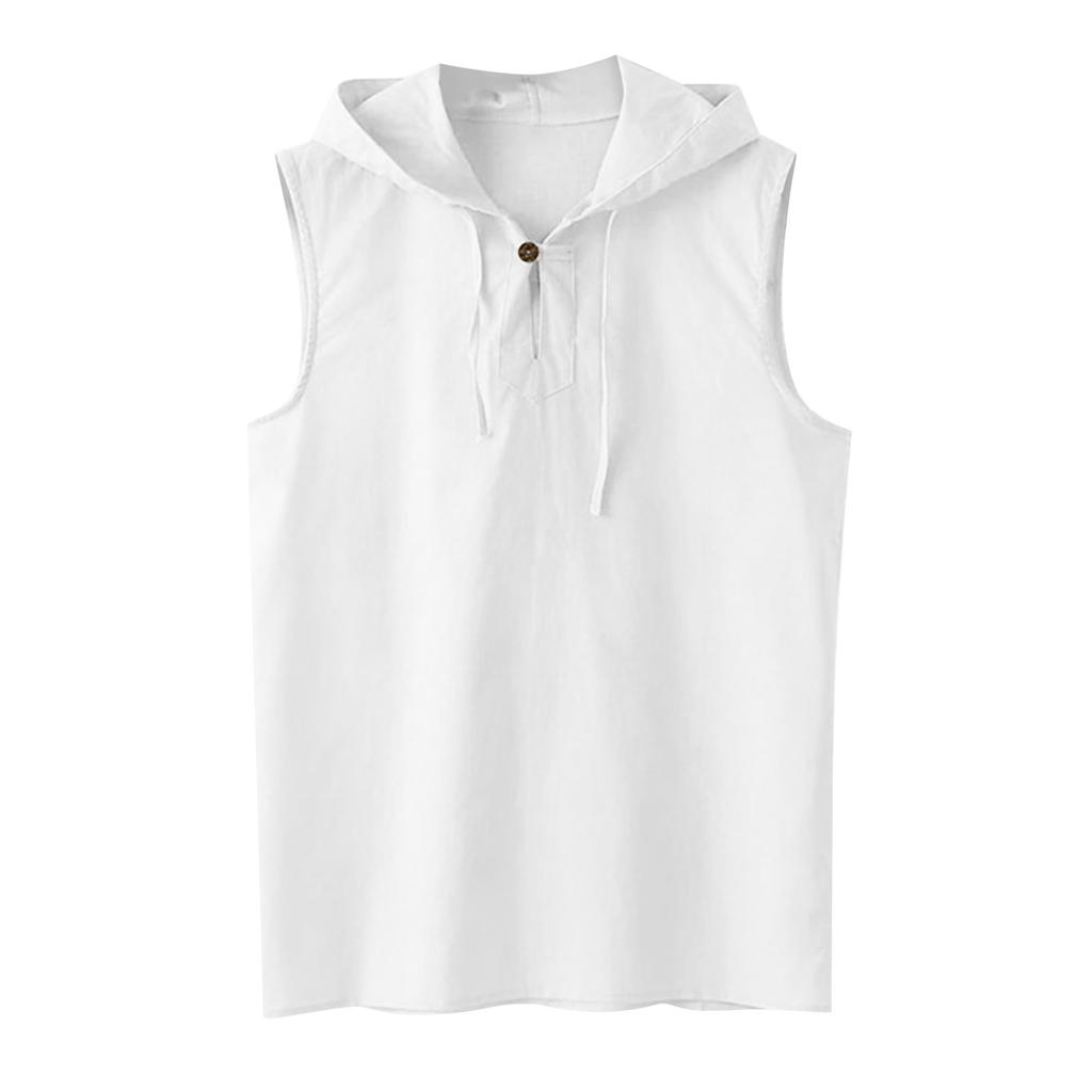 Men's Short Sleeved Men's Tankn Casual Color Matching Tank Top