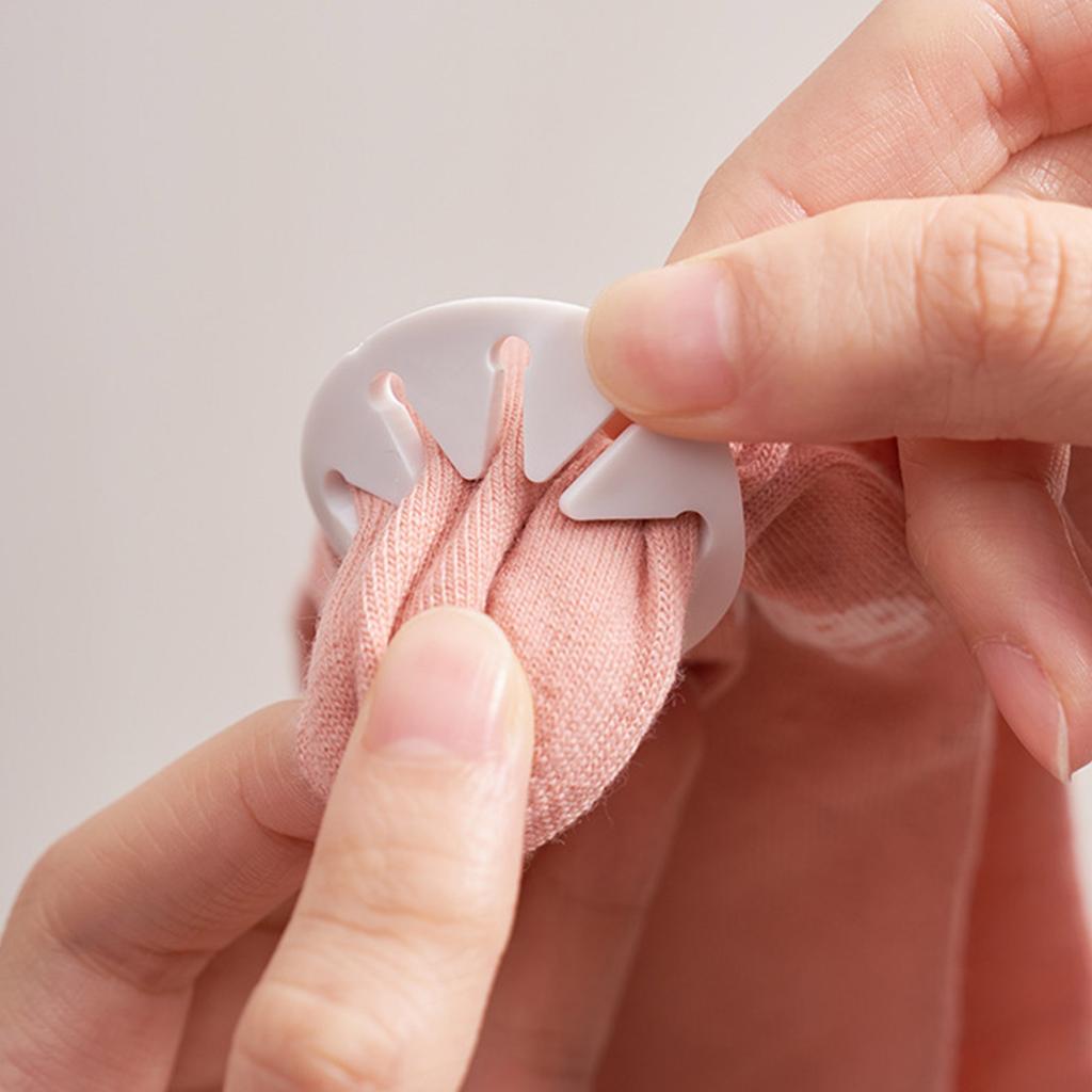 7 шт. застежек для носков, держателей для носков, сортировочных зажимов, ПВХ, экономящих время органайзеров для носков для занятых профессионалов и семей