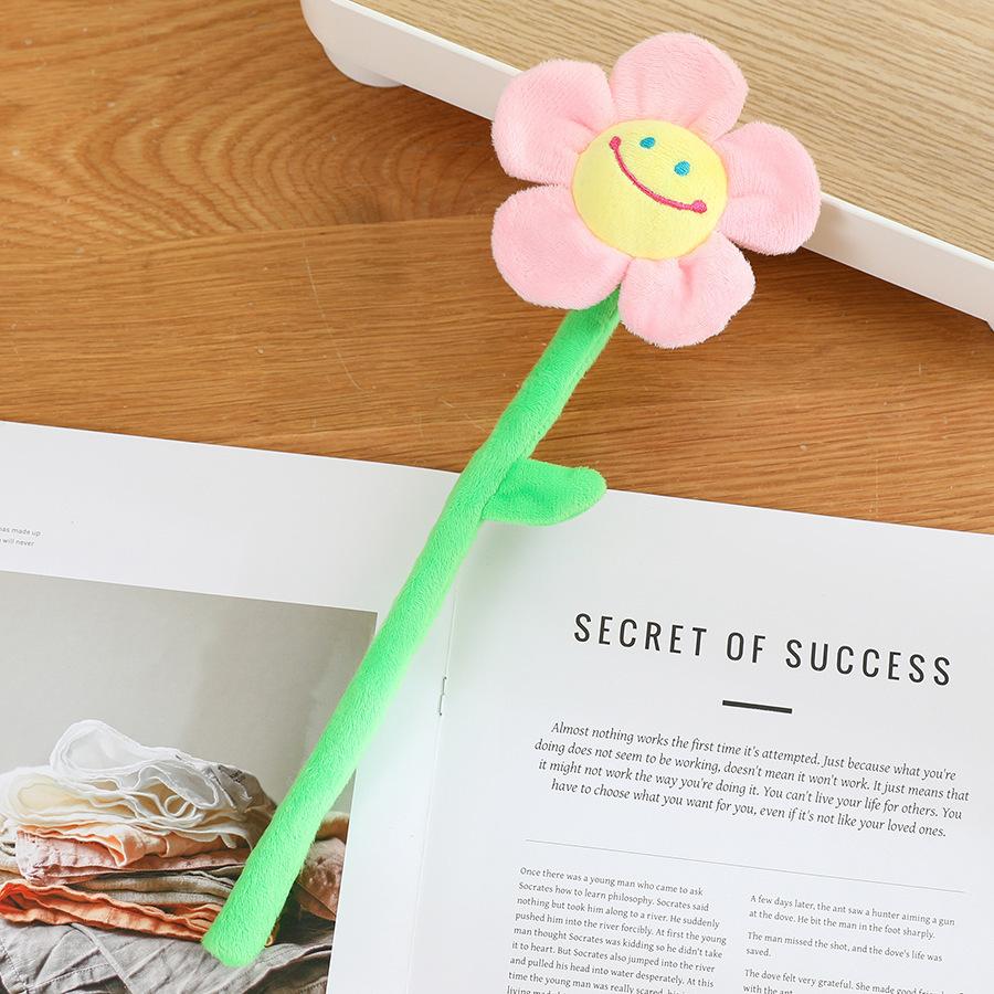 Креативная плюшевая игрушка в виде подсолнуха со смайликом, букет из ткани «роза», подхват для штор в виде цветка, реквизит для фотосъемки, украшение