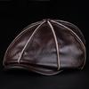 Men's Winter Outdoor Warm Beret Literary Retro Octagonal Hat