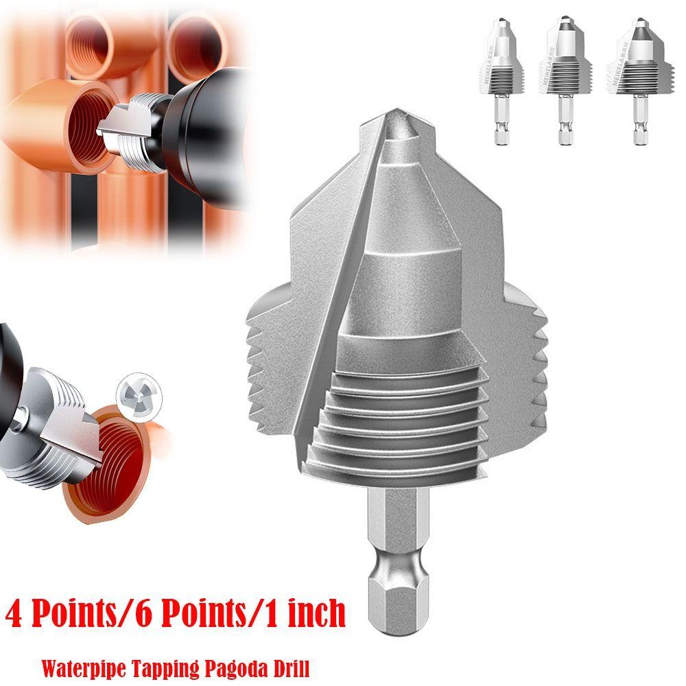 4 Points/6 Points/1 Inch PPR Water Pipe Opener Tap for Internal Thread Repair and Expansion