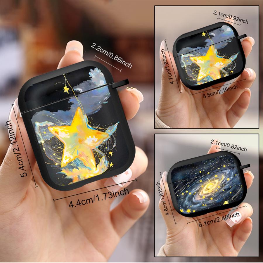 Cosmic Stars Earphone Cases Cover Case For Airpods Pro 3 Pro2 2 4 Pro3 1