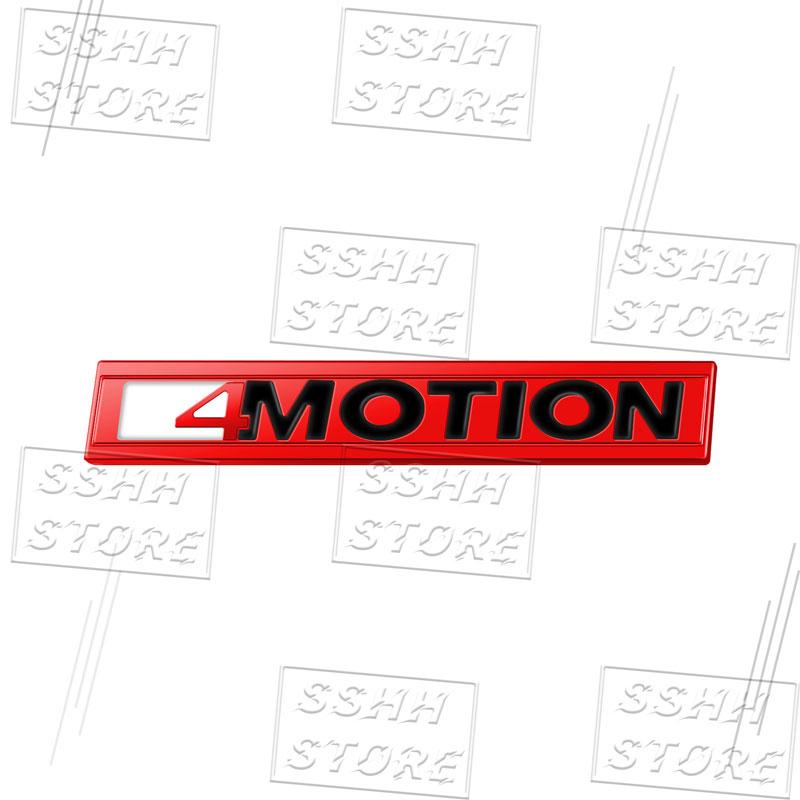 AABIN1 3D Metal 4Motion Car Front Grill Trunk Emblem Badge Sticker For Volkswagen VW Golf 5 MK4 MK6 MK7 Fiesta Focus 2 3 Decor
