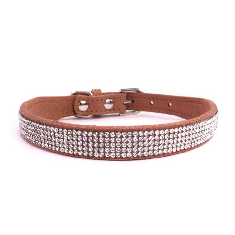 Sparkling Crystal-Diamond Adjustable Pet Collar for Puppy Small Medium Dogs Cats