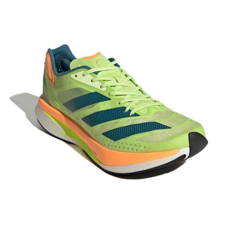 adidas Кроссовки унисекс Adizero Adios Pro 2 Pulse Lime Flash Orange Green Real-Teal GX3124