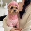 Fashion Dog Knitted Hat Soft Dog Head Cover Cute Cat Bear Hat  for Dog Cat