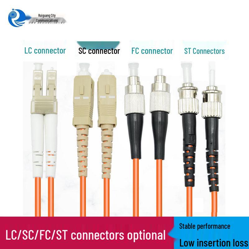 62.5/125 Multimode Duplex Fiber Optic Patch Cord FC/LC/SC/ST - Available in 1m, 3m, 5m Lengths