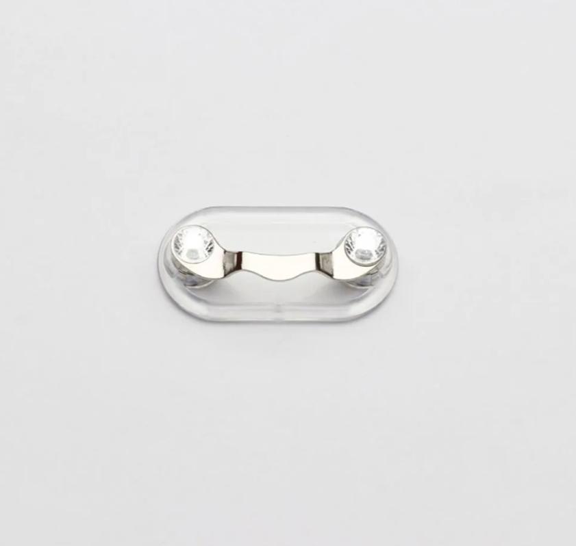 Magnetic Eyeglass Holder V-Shaped Brooch Pin for Shirt Collar, with, Glasses Clip for Men Women