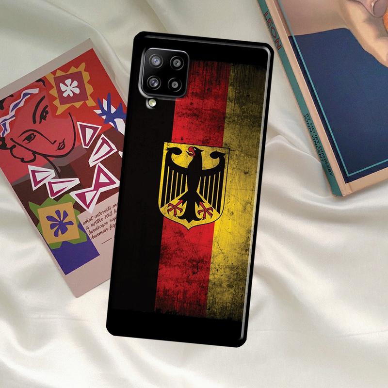 Чехол-эмблема Флаг Германии для Samsung Galaxy A54 A06 A05 A16 A26 A36 A56 A53 A32 A52 A33 A13 A55 A35 A15 A14 A34