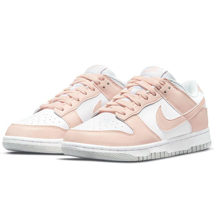 Nike Dunk Low Next Nature Бледно-коралловые женские кроссовки белые DD1873-100