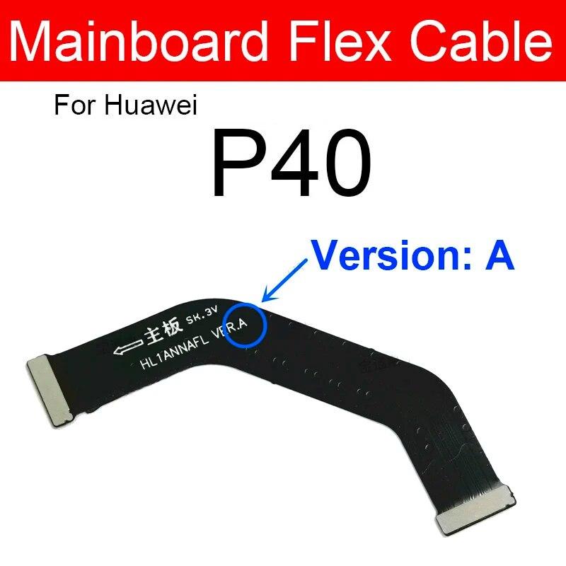 Гибкий кабель материнской платы для Huawei P30 HL1 HL2 P30 Lite P40 Pro Plus P40 Lite E 5G, гибкая лента для подключения материнской платы, детали