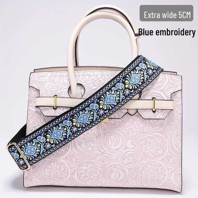 Регулируемый цветной холщовый ремешок для сумки - Широкий, Нескользящий Наплечный Запасной для женских сумок