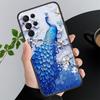 Phone Case For Samsung A17 A55 A16 A56 A35 A15 A53 A54 A33 A34 A25 A05S A52 A52S A07 A26 A06 Peacock Bird