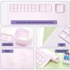 Artist Silicone Craft Mat with Collapsible Cup Non-Stick Surface Easy Maintenance Portable DIY Folding Painting Mat Silicone Pad