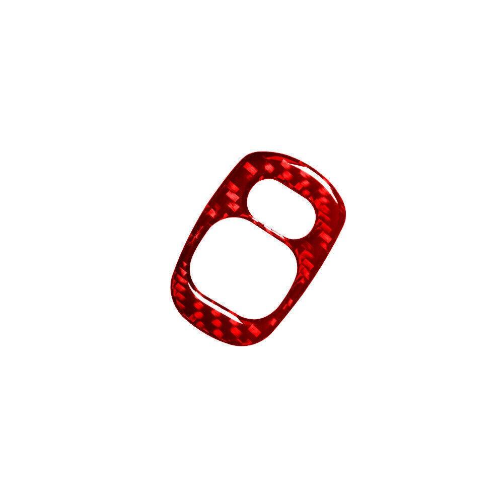 For Toyota Celica 2001-2005 Red Carbon Fiber Rearview Mirror Button Panel Cover
