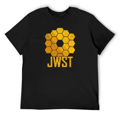 Футболка с изображением Космического телескопа Джеймса Уэбба JWST футболка в стиле аниме заготовки футболки Blue Archive персонализированные однотонные черные футболки мужские
