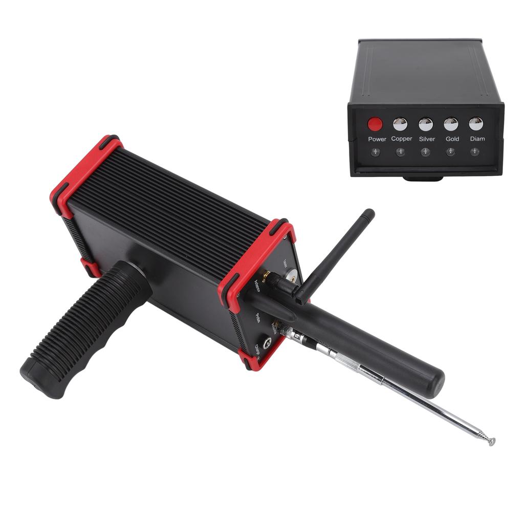 1000 Meters Range Metal Locator Underground 15m Depth Red Metal Detection Finder for Treasures US