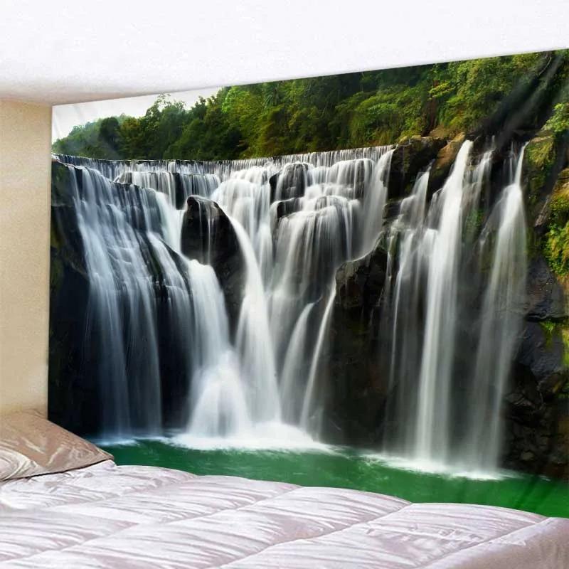 Красивые природные пейзажи, декоративный гобелен, украшение для дома, стены, офиса, гостиной, гобелен