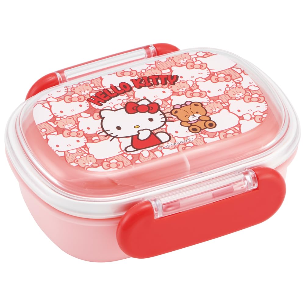 Skater Lunch Small Single Dome Softly Fills Made in Sanrio Hello Ushiro QAF1AG Kids' Box, Size, Tier, 270ml, Shape, Kids' Lunch, Antibacterial, Japan,