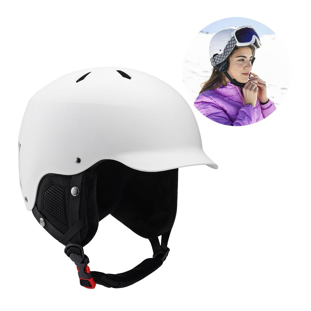 Защитный шлем для снегохода, противоударный, цельнолитой, регулируемый для зимних видов спорта на открытом воздухе