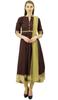 Atasi Женский длинный коричневый хлопковый анаркали сальвар костюм повседневный этнический