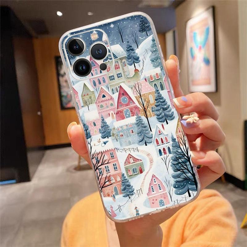 Phone Case For iphone 17 Pro Max 16 15 14 13 Pro Max 17 Air 15 16 Pro 15Plus Christmas Tree Light