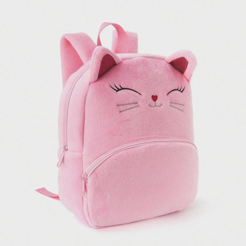 Cartoon Animal Multi-Color Plush Children's Backpack for Kindergarten