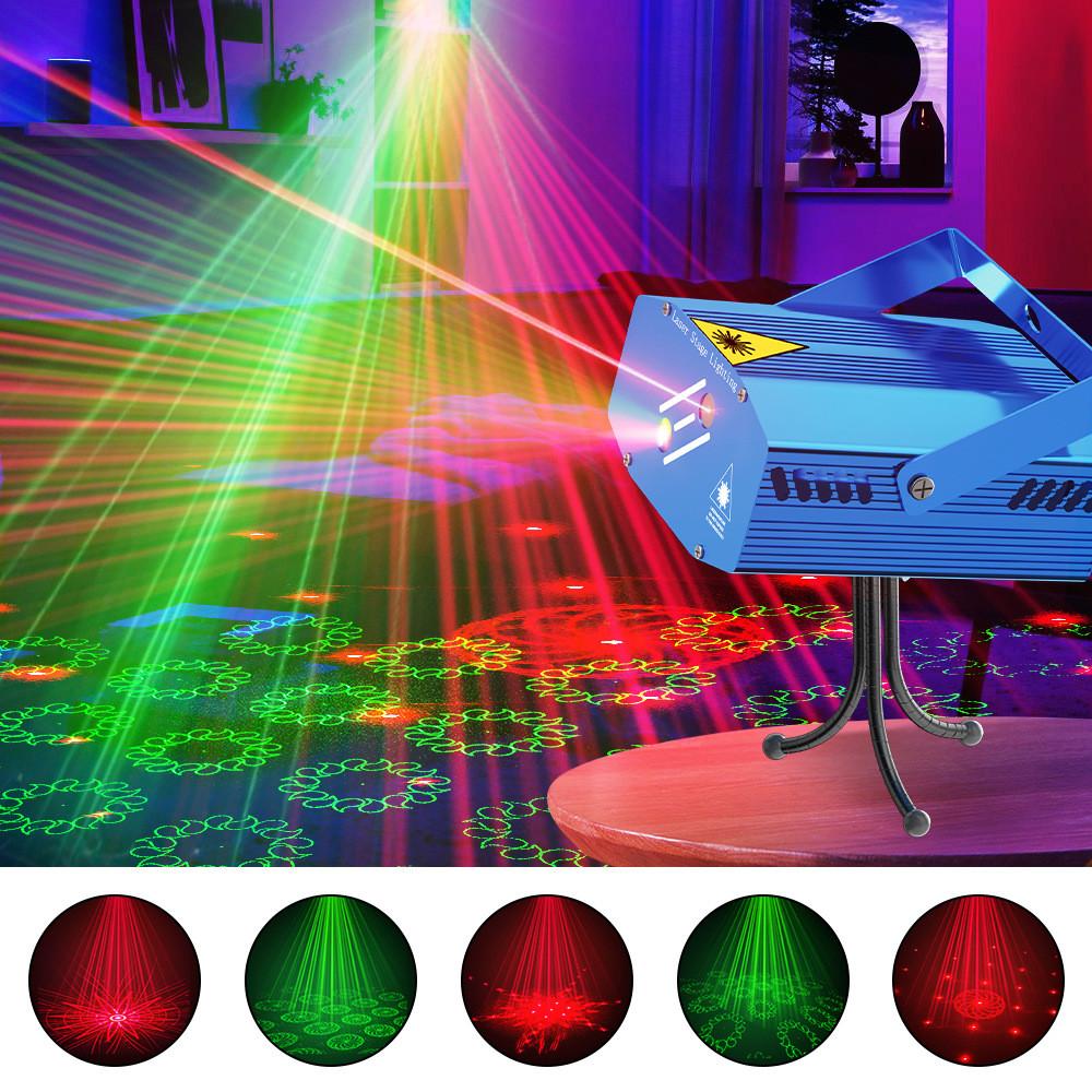 Portable Laser Stage Light With Colors For Indoor Parties And Festive Decor
