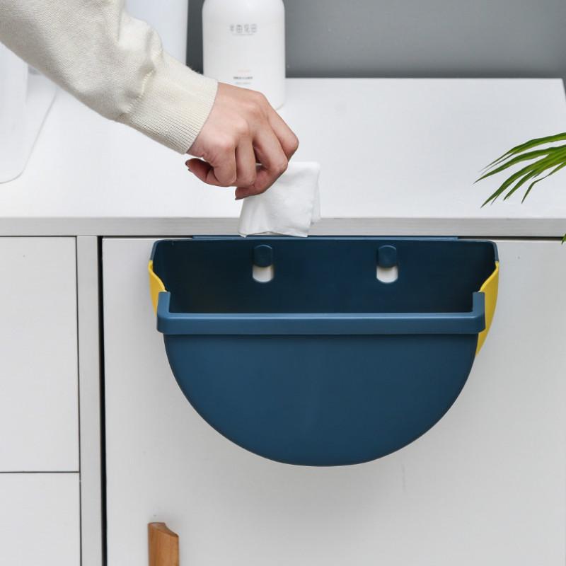 Кухонный мусорный бак, бытовой подвесной складной подвесной классификационный мусорный бак для гостиной, ванной комнаты, CA