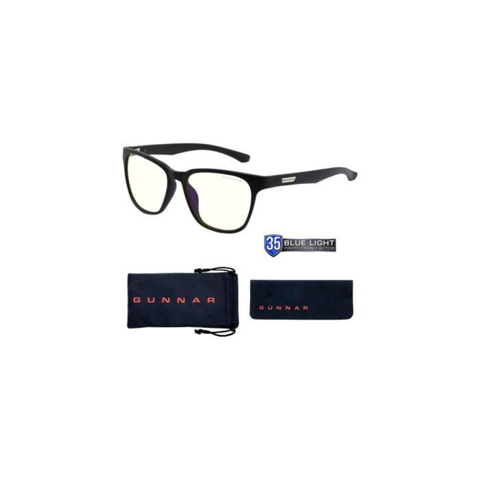 Lunettes - GUNNAR - BERKELEY - Couleur ONYX - Verres CLEAR - 35% filtration lumière bleue