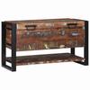 Storage Box Multicolored 80 x 35 x 45 cm Solid Wood Reclaimed Wood