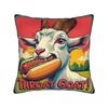 Throat Goat Funny Adult Humor Pillowcase Accessories Printed Cushion Cover Decorative  Throw Pillow Case Cover Seater Multi Size