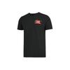 Li-Ning Футболка мужская быстросохнущая с круглым вырезом и коротким рукавом, с принтом, черная AHSR569-1