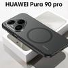 Для Pura 90 Pro Max Магнитный матовый чехол из поликарбоната с поддержкой Magsafe для Huawei Pura 90 Pro, ударопрочный чехол из твердого поликарбоната для беспроводной зарядки
