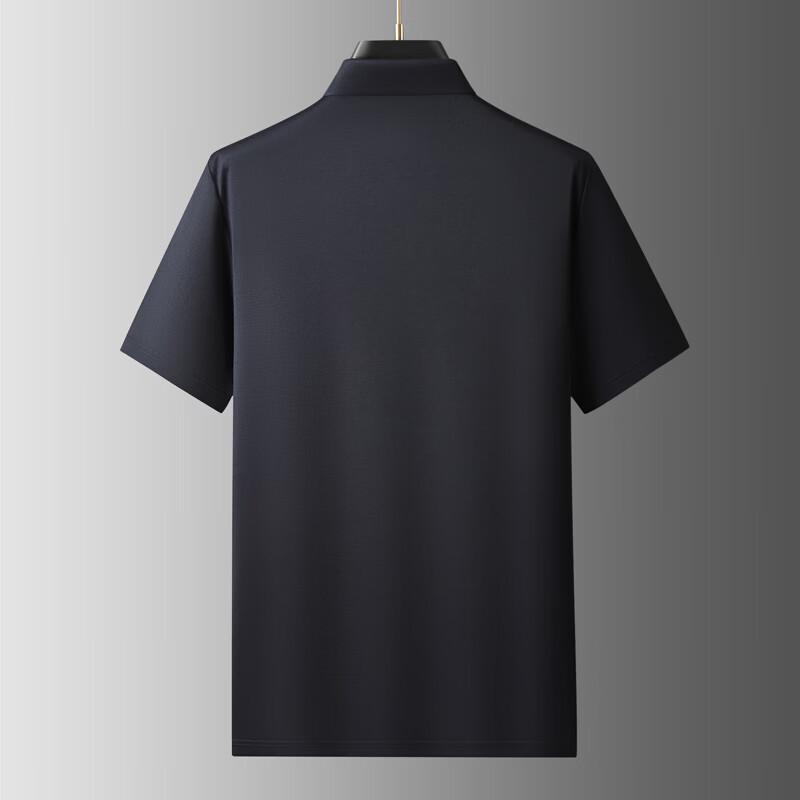 Мужская рубашка-поло Dibinze большого размера с коротким рукавом в стиле business casual
