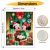 Disney Mickey Minnie Mouse Christmas oil painting digital painting art kit handmade diy gifts home decorations