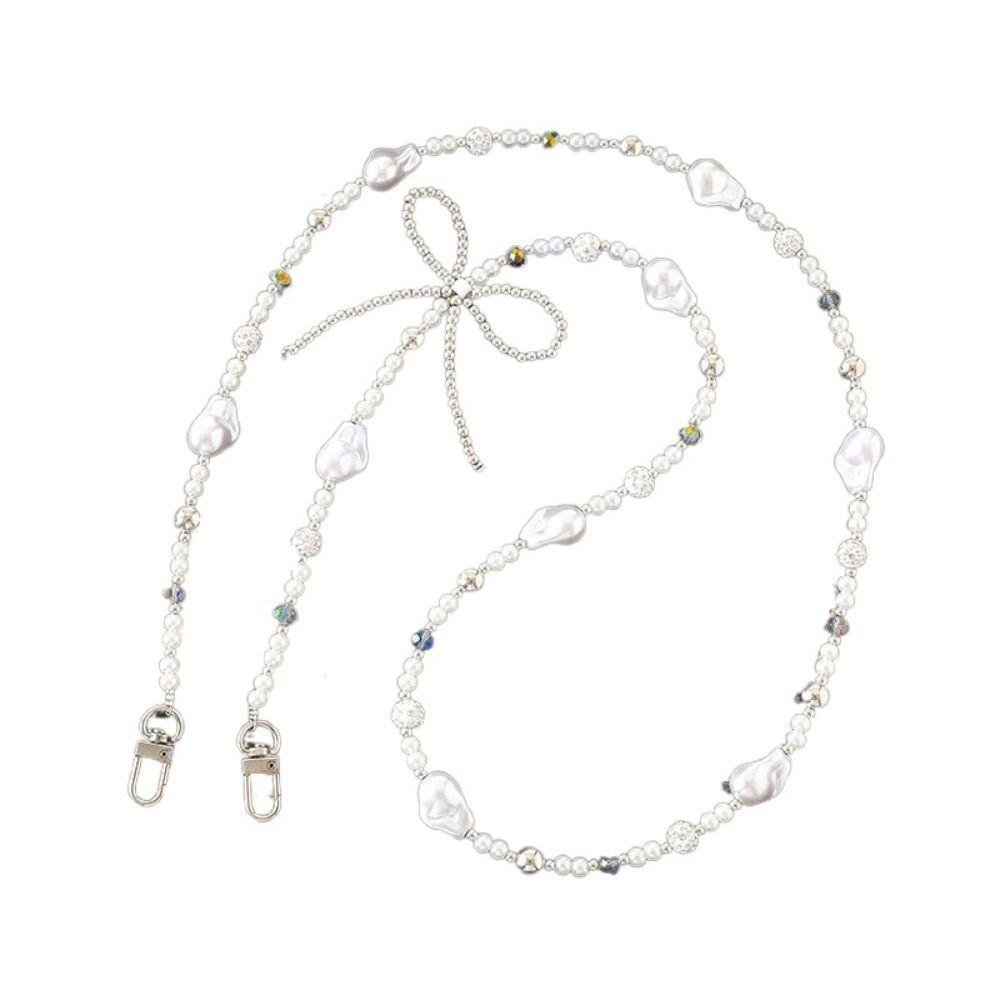 Ремешок для телефона с бусинами против потери, красочный шнурок для мобильного телефона с бабочками, мобильный телефон