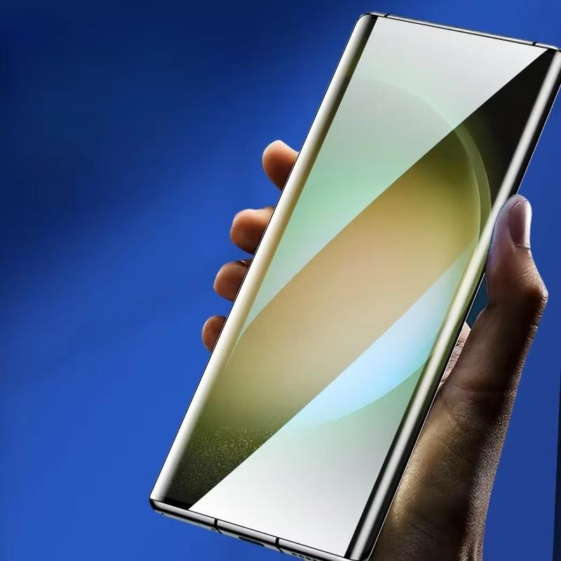 2 шт. Закаленное стекло с разблокировкой по отпечатку пальца для Samsung Galaxy S26 S25 Edge S24 S23 Ultra S22 S21 S20 FE S10 S9 S8 Note 20 Ultra 5G Защитное стекло для экрана