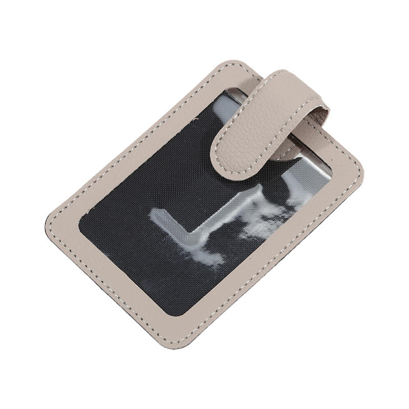 1 шт. Кожаный держатель для карт на солнцезащитный козырек автомобиля – Временная парковочная номерная табличка и зажим для фото-удостоверения – Скрытый органайзер для салона автомобиля