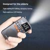 Mini Radio Portable Pocket AM FM Walkman Radios Bluetooth 5.0 Speaker TF Card Music Player with LED Flashlight For Home Soundbox