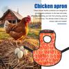 Chicken Apron Back Protector with Adjustable Strap Lightweight Easy To Use Feather Recovery Apron Chicken Hen Mating Saddle