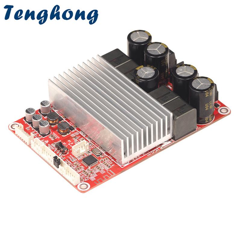 Tenghong TPA3255 Power Amplifier Board 2x300W Bluetooth 5.0 Stereo High Power Computer DSP Equalization DC18-48V Audio Amplifier