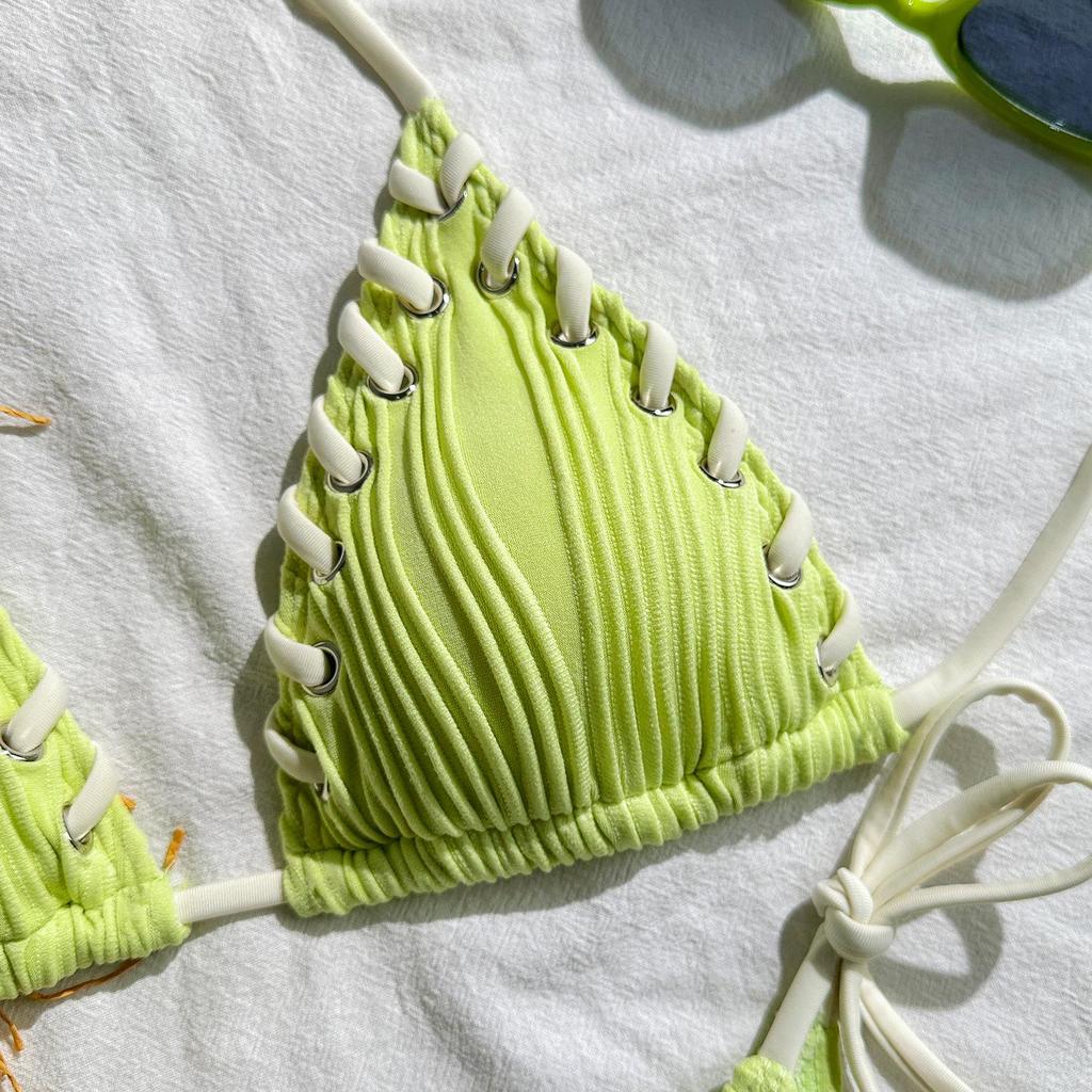 2025 Европейский и американский милый раздельный купальник