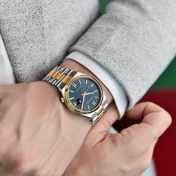 Citizen Унисекс NJ0154-80H ( Часы CITIZEN COLLECTION Механические) Круглые часы серебряные аналоговые